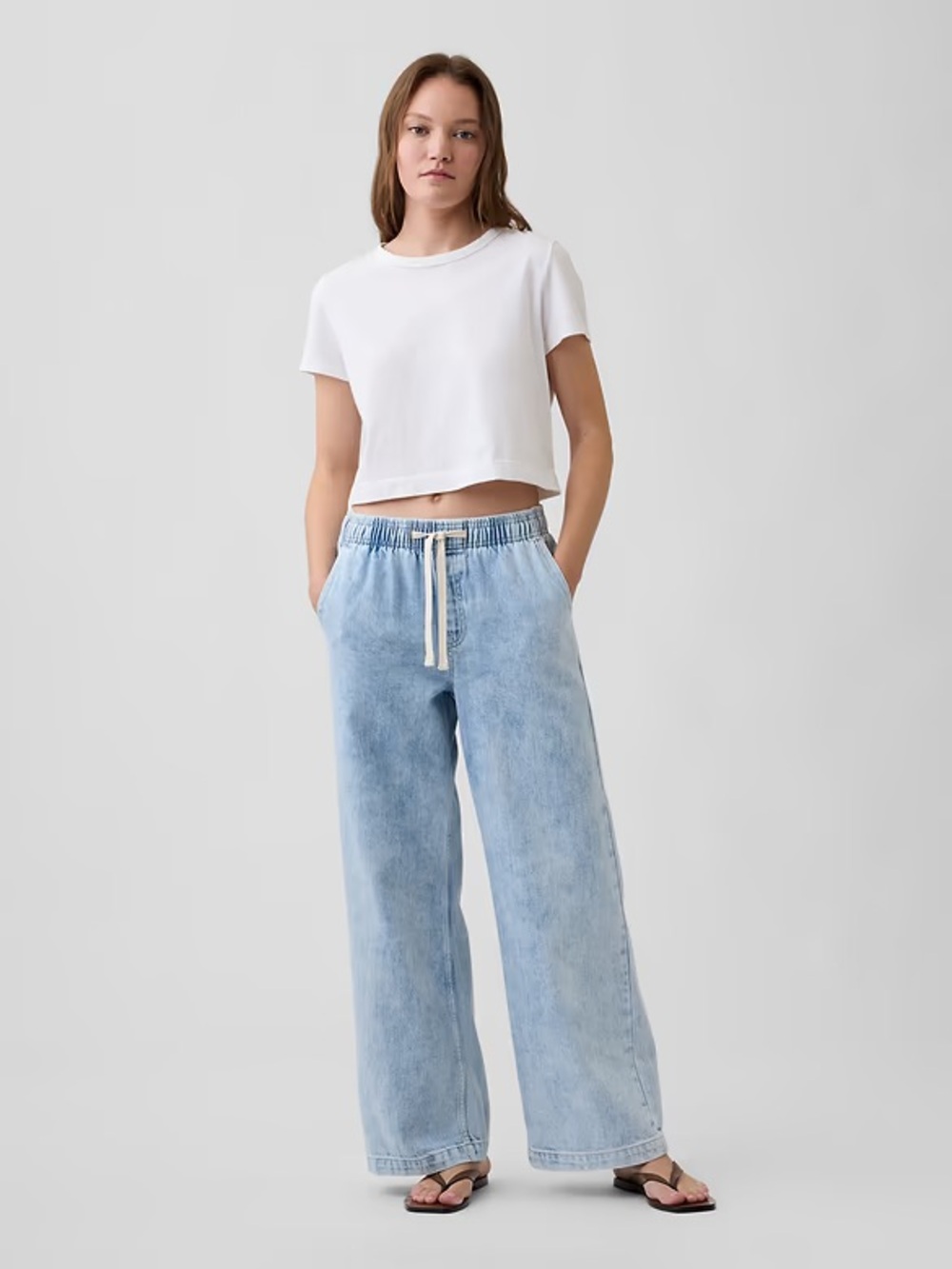 Gap High Rise Wide Leg Jeans